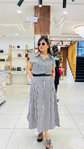 “SYARA” CROP TOP WITH SKIRT CORD